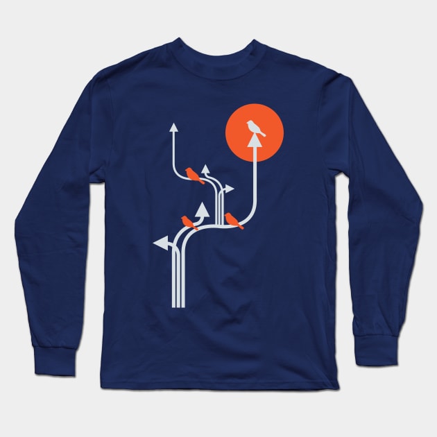 Sunbirds Long Sleeve T-Shirt by modernistdesign